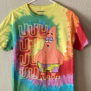 Patrick SpongeBob SquarePants Medium Tie Dye T-Shirt Nickelodeon UUH